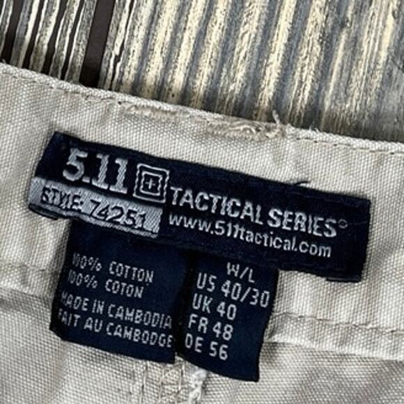 5.11 Tactical Men Cargo Pants Security Military Sz 40x30 Lot of 2 Navy Tan 74251 - Picture 9 of 12